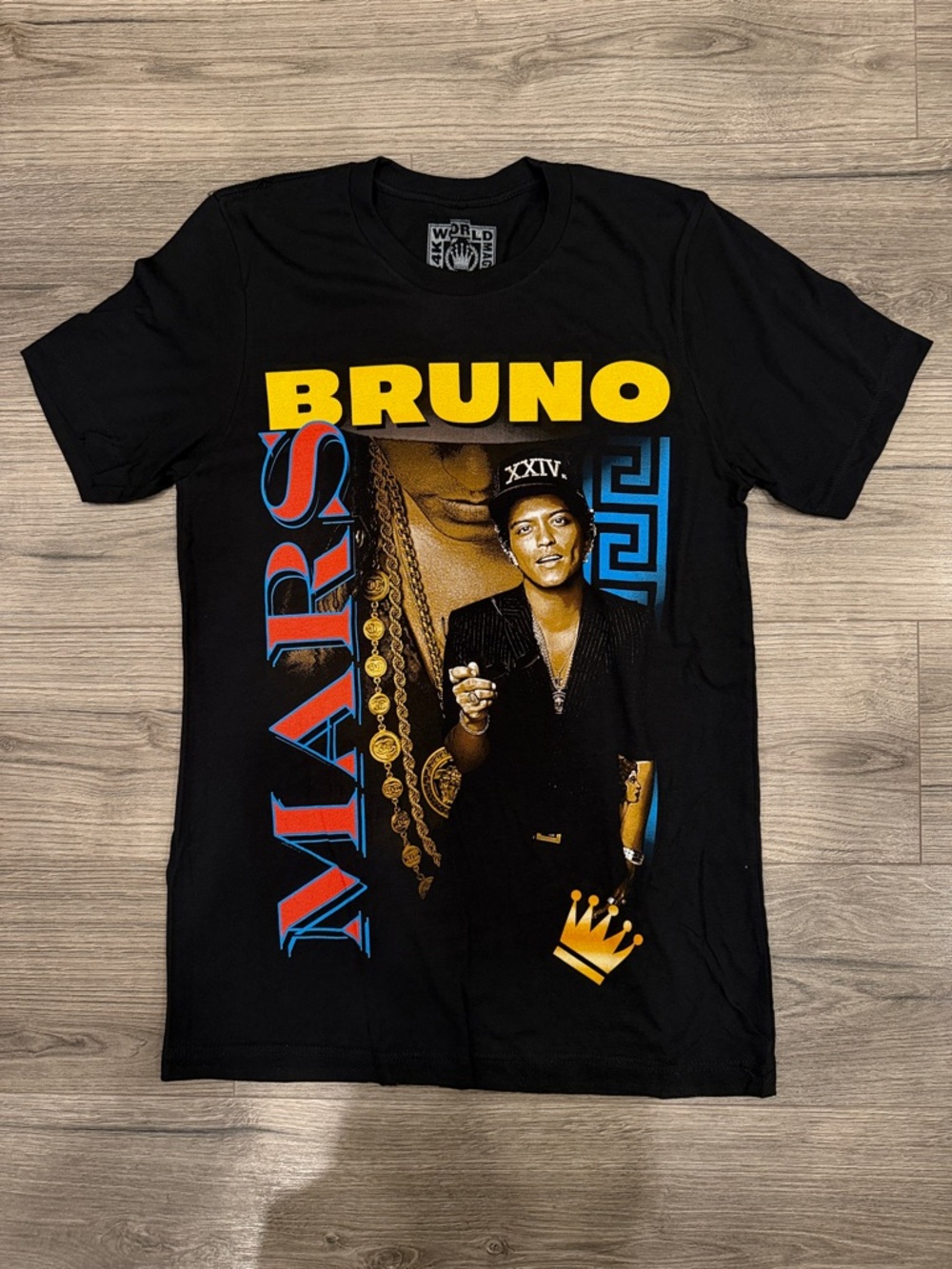 Bruno Mars 24k Magic World Tour Band Tee Size Small